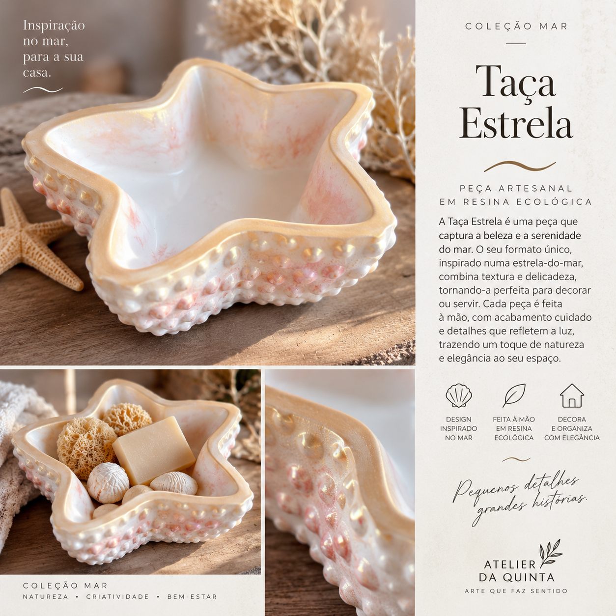 Taça Estrela | Coleção Mar ⭐